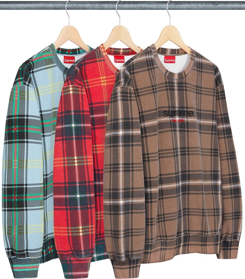 Plaid Crewneck